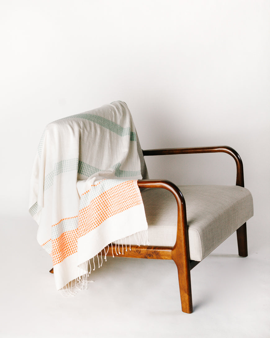 Camden Handwoven Cotton Throw Blanket