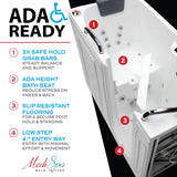 27 in. x 53 in. Walk-In Whirlpool and Air Tub with Total Spa Suite in White