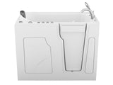 ANZZI Coupe Premier 53 - 60 in x 28 in. Air and Whirlpool Jetted Walk-in Tub in White