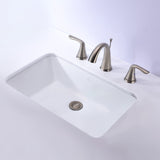 Rhodes Series 21 in. Ceramic Undermount Sink Basin in White