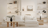 Olivia Ottoman White