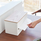 Paper Towel Dispenser - Steel + Wood