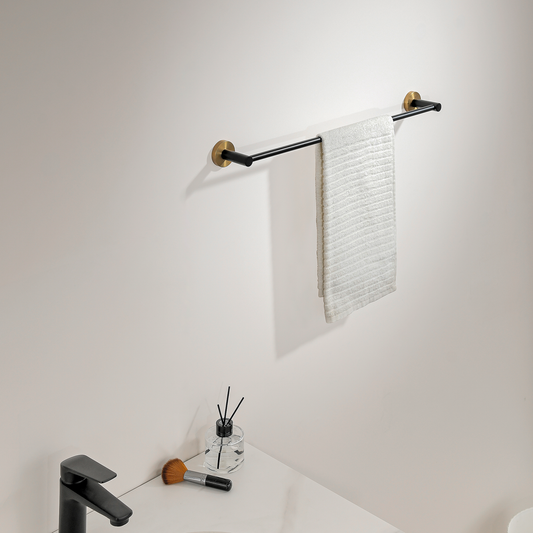 ANZZI Modern 4-Piece Bathroom Hardware Set, RHINO ALLOY Certified Stainless Steel & Zinc, Complete Wall Mount Installation, Multiple Finishes