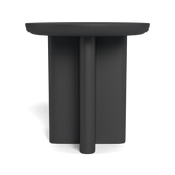 VICTORIA ALUMINUM Round Slatted Side Table