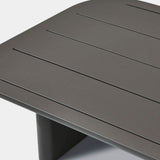 VICTORIA ALUMINUM Slatted Coffee Table