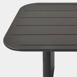 VICTORIA ALUMINUM Slatted Dining Table 108"