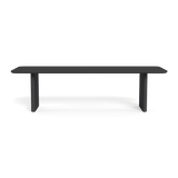 VICTORIA ALUMINUM Slatted Dining Table 108"