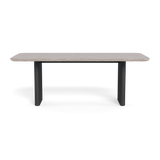 VICTORIA ALUMINUM Stone Dining Table 81"