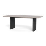 VICTORIA ALUMINUM Stone Dining Table 81"