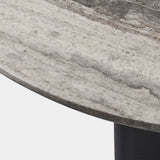 VICTORIA ALUMINUM Stone Round Dining Table 60"
