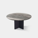 VICTORIA ALUMINUM Stone Round Dining Table 60"