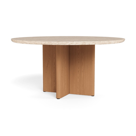 Victoria Teak Round Dining Table 1500