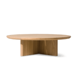 Victoria Teak Round Slatted Coffee Table