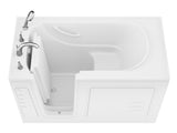 ANZZI Value Series 30" x 60" Therapeutic Walk-In Tub with Dual Hydrotherapy (Air & Water), Inline Heater, and Quick Fill Faucet, White
