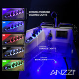 FULLY LOADED Walk-in Bathtub with Air Jets and Whirlpool Massage Jets Hot Tub | Quick Fill Waterfall Tub Filler with 6 Setting Handheld Shower Sprayer | Including Aromatherapy, LED Lights, V-Shaped Back Jets, and Auto Drain