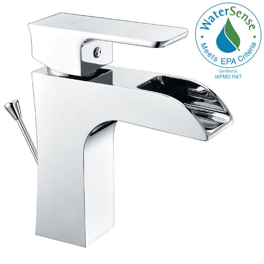 ANZZI Forza Elegant Low-Arc Faucet (4.29" H), Single Hole, WaterSense Certified, Rhino Alloy Solid Brass, Various Finishes