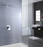 Viace Series 1-Spray 8 in. Fixed Showerhead in Polished Chrome