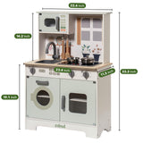Robud Wooden Kids Play Kitchen Set - Fresh Garden