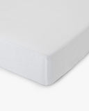 White linen fitted sheet