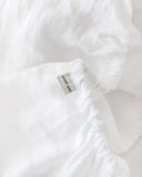 White linen sheet set (4 pcs)