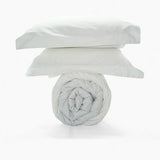 400TC Cotton Wrinkle-Free Sateen Solid Duvet Cover Set