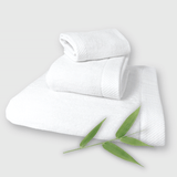 Bamboo 3 Piece Towel Set - White