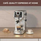 Wirsh Home Barista Plus Espresso Machine + Geimori GU38 Single Dose Coffee Grinder