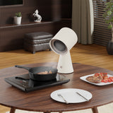 Ciarra HOOD TO GO Portable Mini Desktop Cooker Hood Ivory Mist