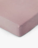 Woodrose linen fitted sheet