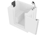 ANZZI Compact Therapeutic Walk-In Tub with Dual Hydrotherapy (Air & Water), Inline Heater, and Quick Fill Faucet, White