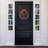 18 Inch Buffalo Check Homespun Christmas Wreath