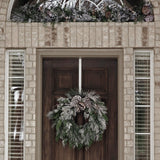 24 Inch Snowfall Creek Pre-lit Christmas Wreath