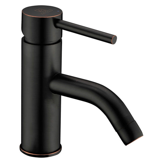 ANZZI Bravo Elegant Low-Arc Faucet (1.87" H), Single Hole, Rhino Alloy Solid Brass, 1.2 GPM, Various Finishes