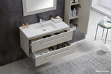Conques 39 in. W x 20 in. H Bathroom Vanity Set in Rich White