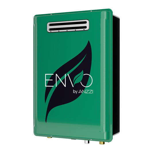ANZZI ENVO Tankless Gas Water Heater (Up to 199,000 BTU), Copper Heat Exchanger, High-Flow Capacity, Anti-Freezing Protection, Energy Smart