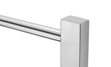 Riposte Series 6-Bar Stainless Steel Floor Mounted Electric Towel Warmer Rack in Polished Chrome