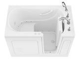 ANZZI Value Series 30 in. x 53 in. Quick Fill Walk-In Whirlpool and Air Tub in White