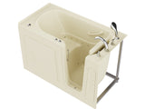 ANZZI Coupe Series 30 in. x 60 in. Quick Fill Walk-In Air Tub in Biscuit