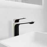 ANZZI Contemporary Vessel Sink Faucet, Single Hole High Arc Spout (9.41" H), 1.2 GPM Water-Saving, Durable Brass Construction, Rhino-Alloy Certified, Various Finishes