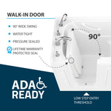 Nimbus Series Dual Jetted Bathtub with Microbubbles Jet