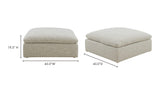 Clay Ottoman Coastside Sand