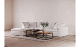 Terra Condo Ottoman Cream White
