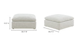 Terra Condo Ottoman Coastside Sand