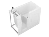 ANZZI Coupe Premier 53 - 60 in x 28 in. Soaking Walk-in Tub in White