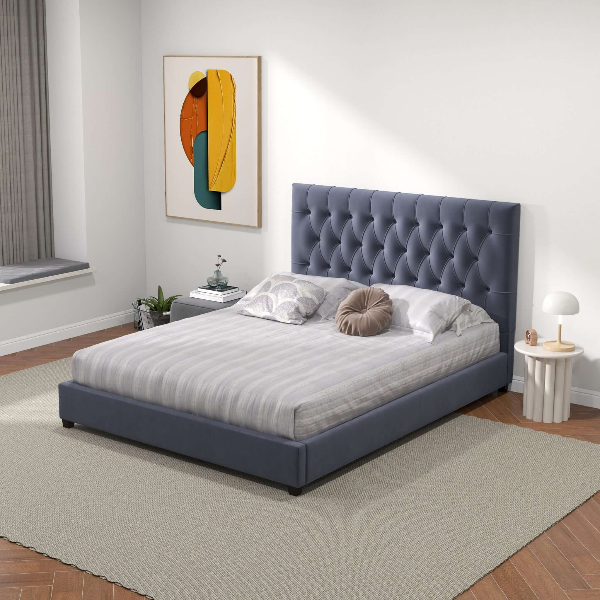 Donald Upholstered Platform Bed