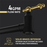 Marca 360-Degree 24 in. Wall Mounted Pot Filler with Dual Swivel