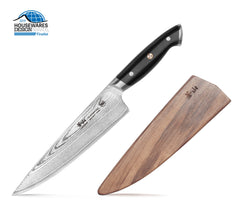 Z Series 8-Inch Forged Chef Knife with Walnut Sheath, Forged German Steel, 62731