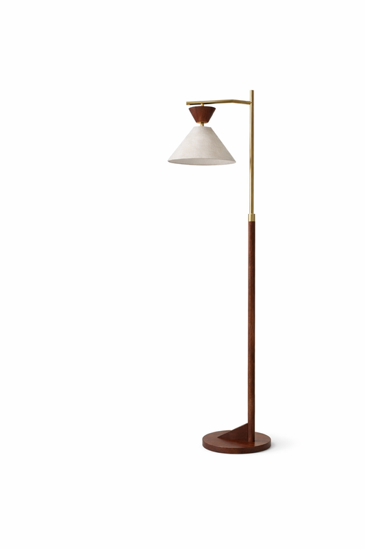 Zensa Brown Floor Lamp