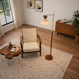Zensa Brown Floor Lamp
