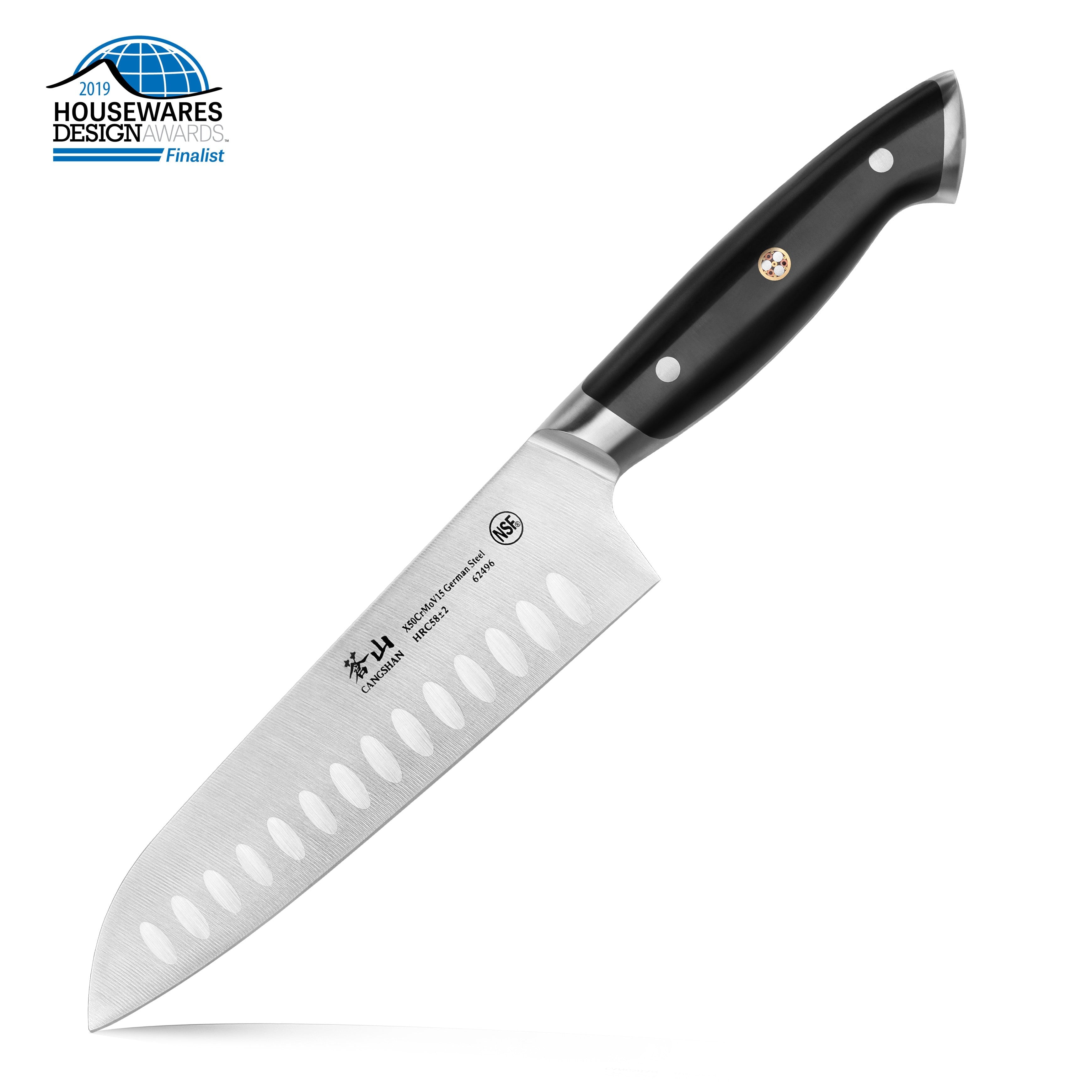 Z Series 7-Inch Santoku Knife, Forged German Steel, 62496